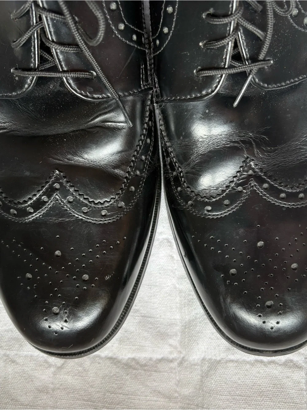 Florsheim Brookside Classic Men's Black Leather Wingtip Oxfords 13